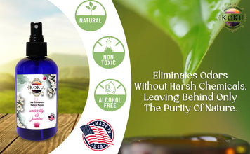 Water Lily Jasmine Air Freshener, Jasmine Room Spray, Home Fragrance, Aromatherapy Spray, Essential Oil Relaxation Spray