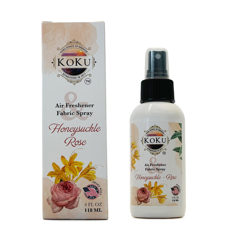 Honeysuckle Rose Air Freshener Spray, Essential Oil Luxury Car Freshener, Non Toxic Air Freshener Spray, Room Spray