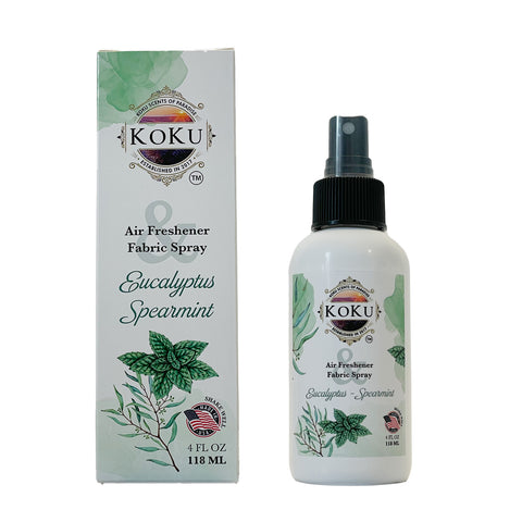 Eucalyptus Spearmint Air Freshener, Deodorizer Car Air Freshener, Essential Oil Spray, Non-Toxic Home Fragrance, Room Spray