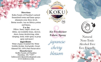 Japanese Cherry Blossom Spray, Car Air Freshener, Spring Floral Room Spray, Home Fragrance, Essential Oil Aromatherapy Spray